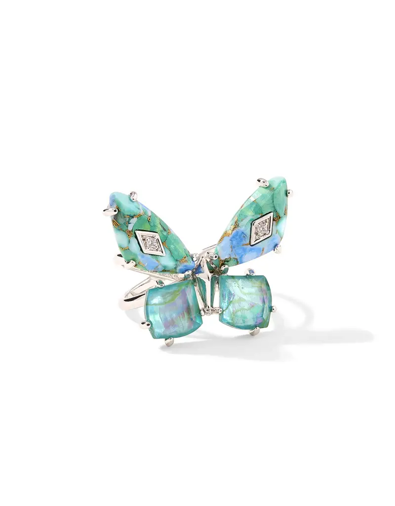 KENDRA SCOTT Bianca Butterfly Cocktail Ring