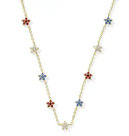 KENDRA SCOTT Sierra Star Crystal Strand Necklace