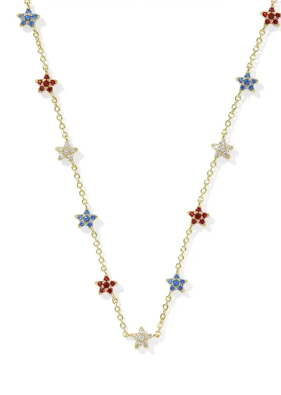 KENDRA SCOTT Sierra Star Crystal Strand Necklace