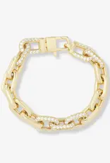 J.HOFFMAN'S Frankie Pave Chain Bracelet
