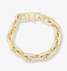 J.HOFFMAN'S Frankie Pave Chain Bracelet