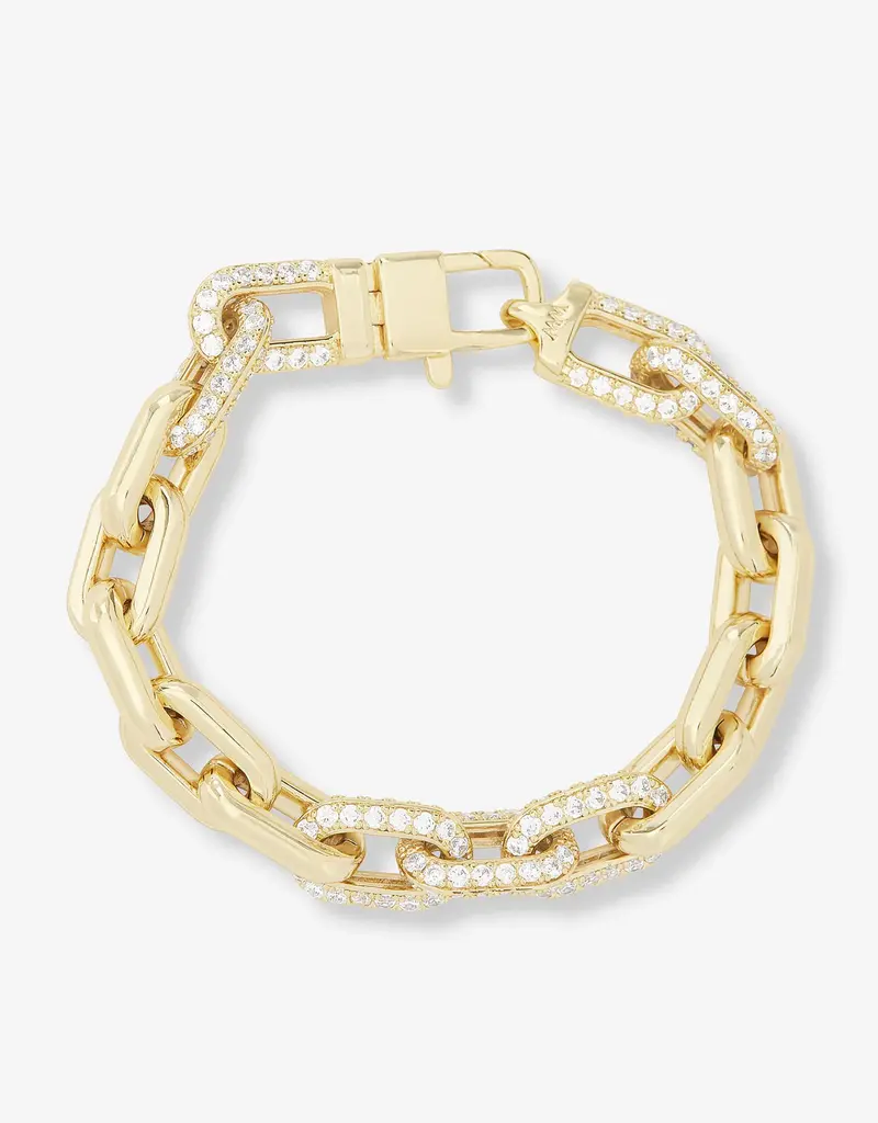 J.HOFFMAN'S Frankie Pave Chain Bracelet