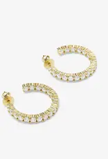 J.HOFFMAN'S Heiress Hoops - 1"