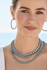 Twinkle Link Neclklace in Peridot