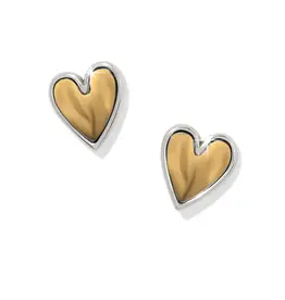 Cascade Heart Post Earring