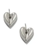 Cascade Heart Post Earring