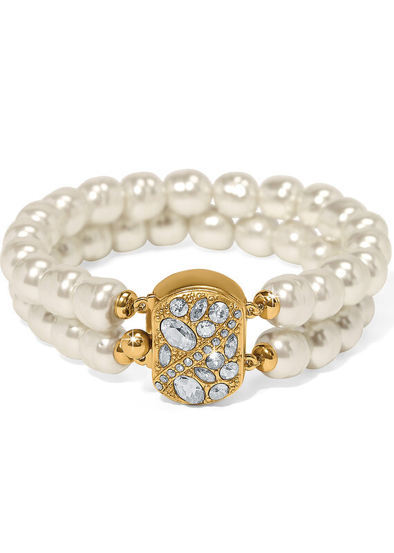 Trust Your Journey Double Pearl Brcaelet