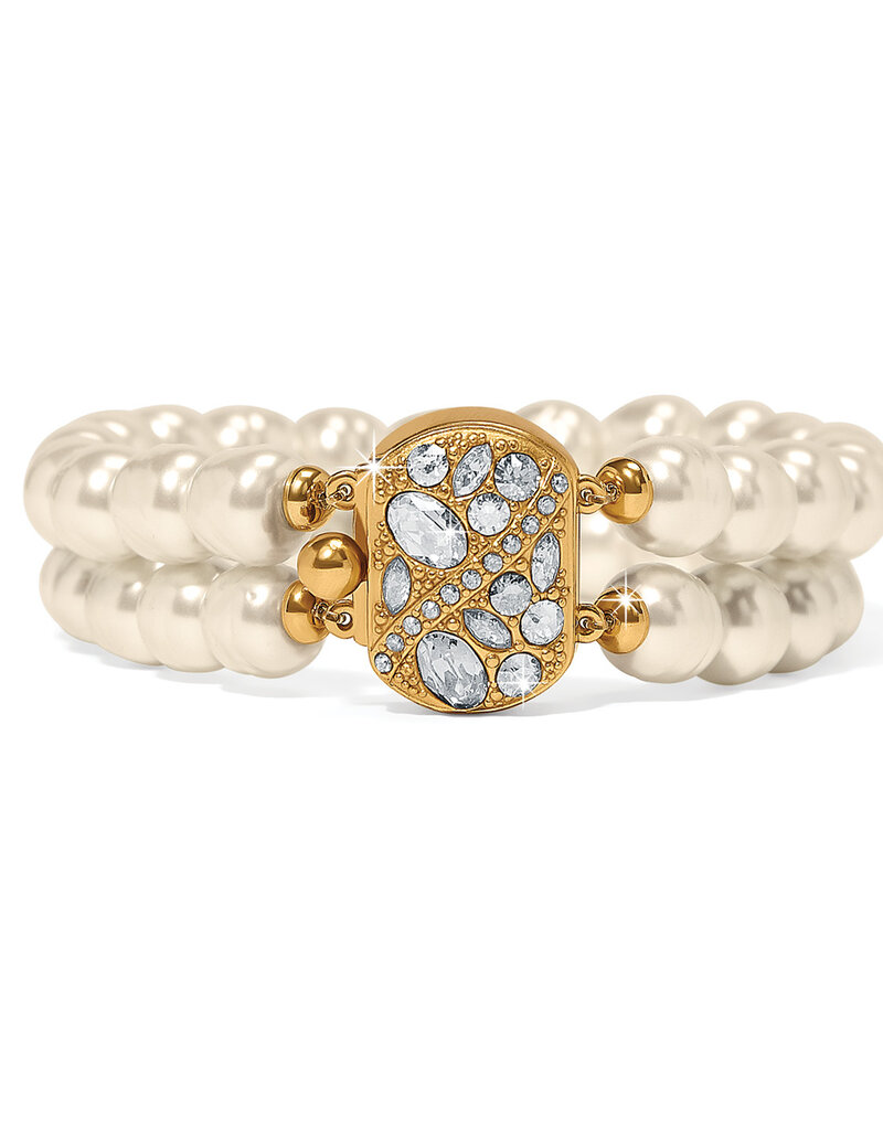 Trust Your Journey Double Pearl Brcaelet