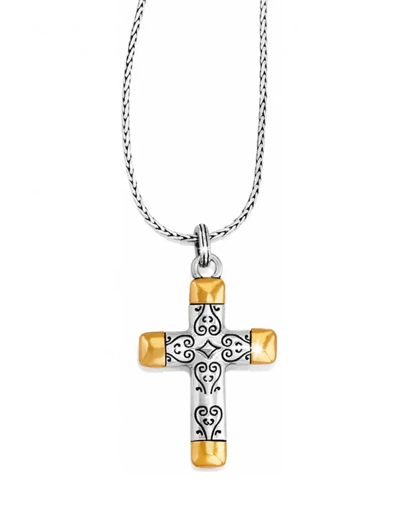 Venezia Reversible Large Cross Necklace