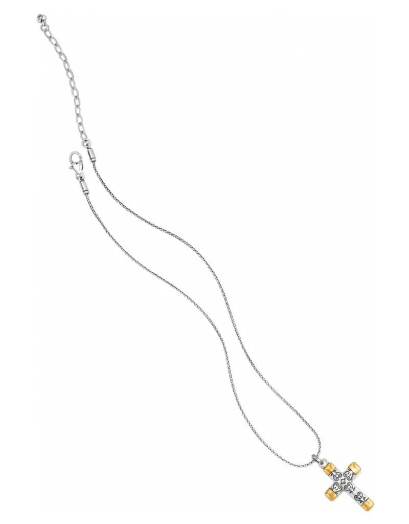 Venezia Reversible Large Cross Necklace