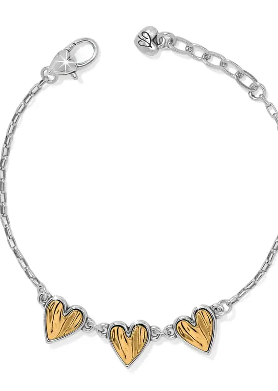 Cascade Heart Trio Bracelet