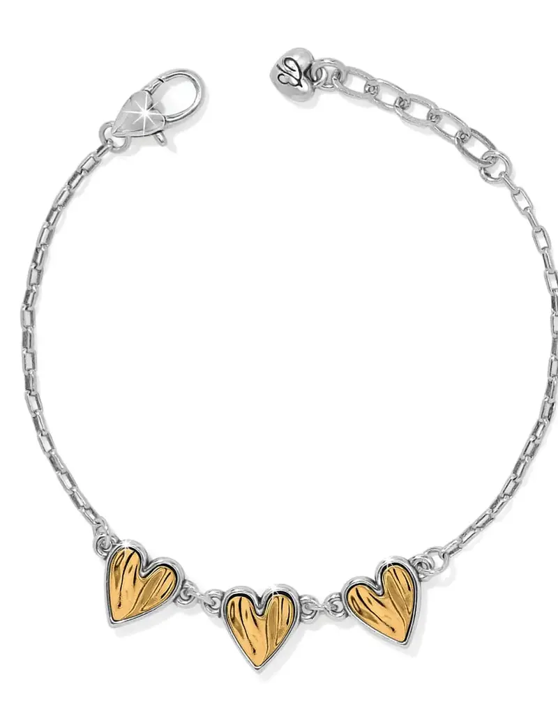 Cascade Heart Trio Bracelet