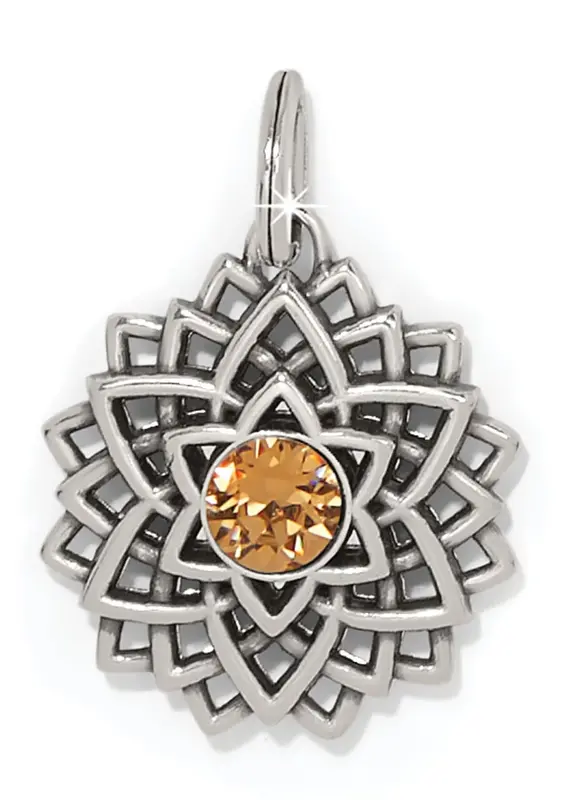 Serenity Amulet in Light Topaz