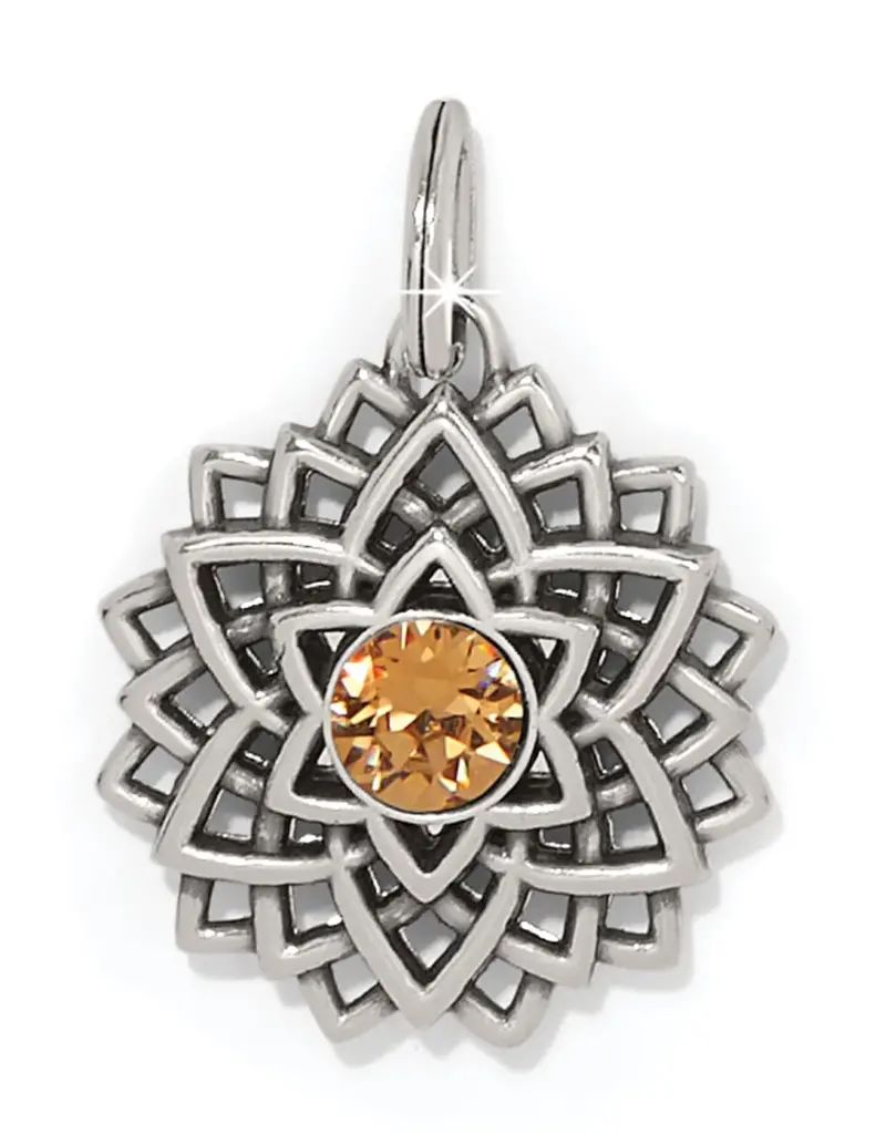 Serenity Amulet in Light Topaz