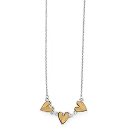 Cascade Heart Trio Necklace