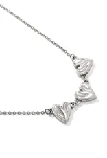 Cascade Heart Trio Necklace