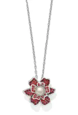 Everbloom Pearl Ruby Necklace