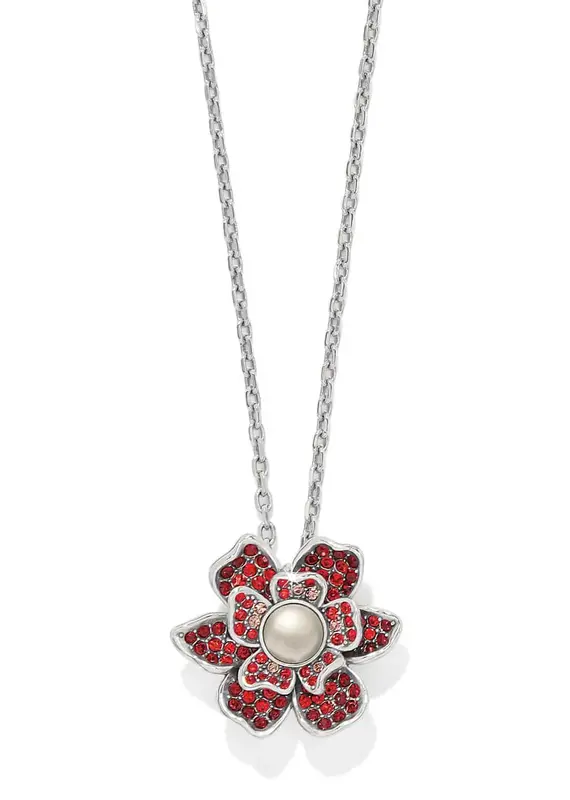 Everbloom Pearl Ruby Necklace