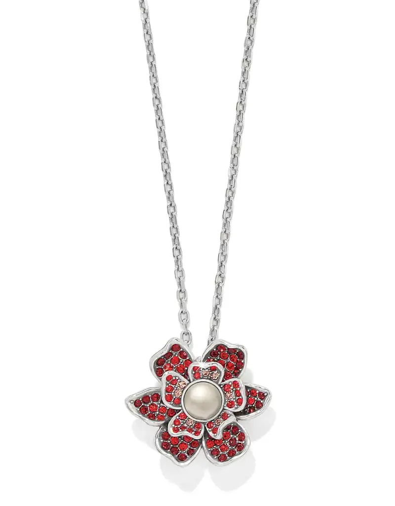 Everbloom Pearl Ruby Necklace