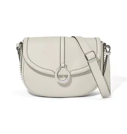 Weston Saddle Bag in Shoe White