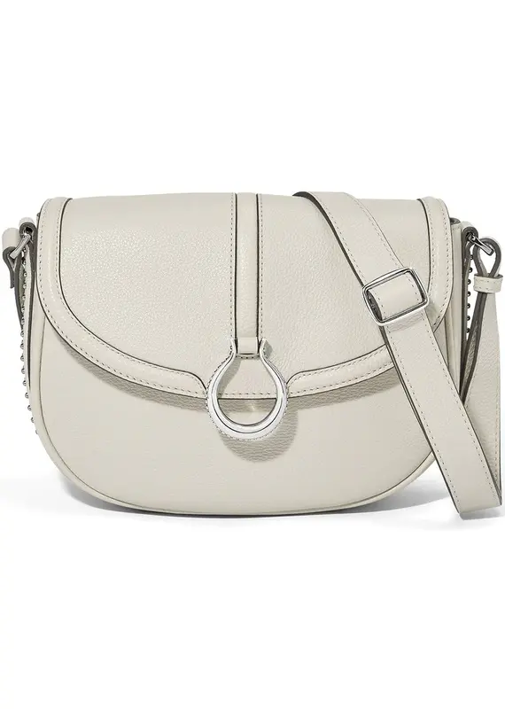 Weston Saddle Bag in Shoe White