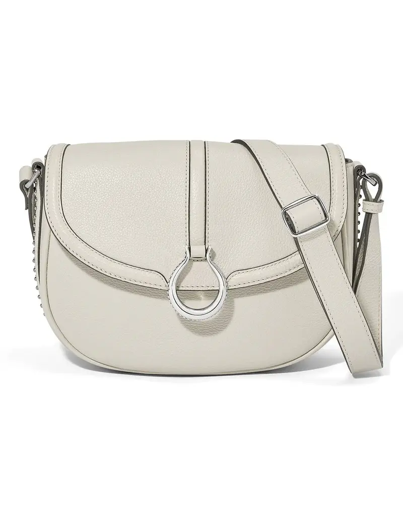 Weston Saddle Bag in Shoe White