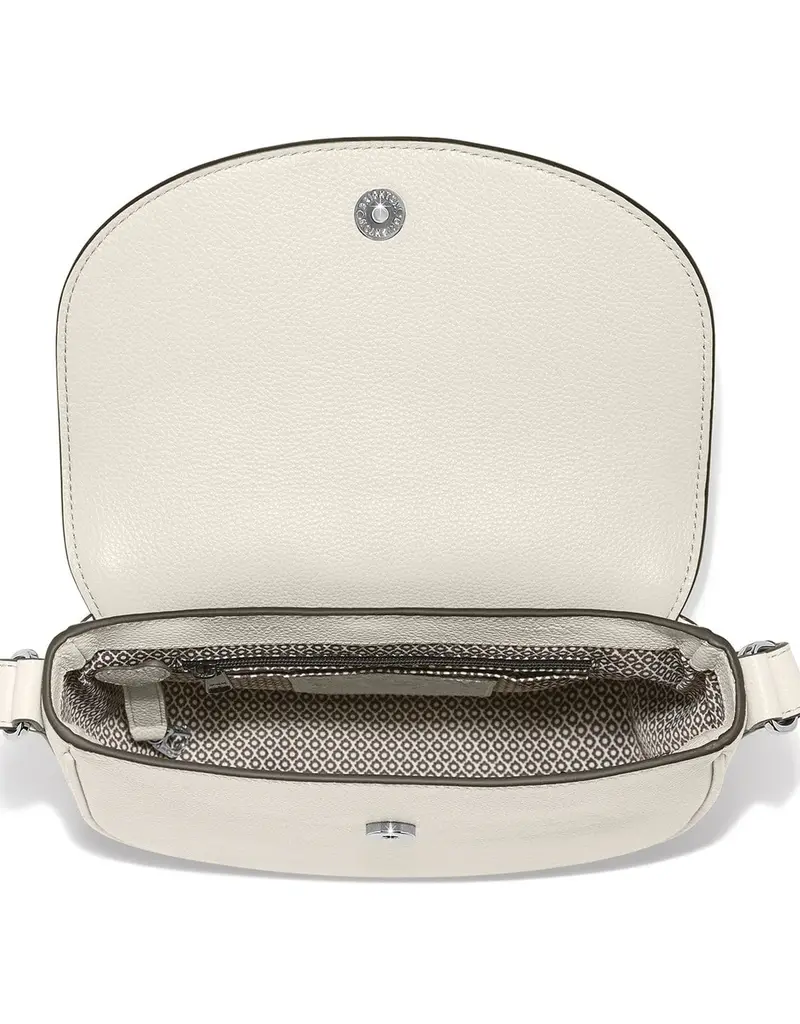 Weston Saddle Bag in Shoe White