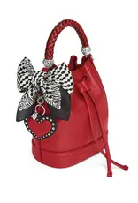 Tunisian Print Scarf in Black And White