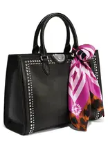 Purple Keys Print Scarf