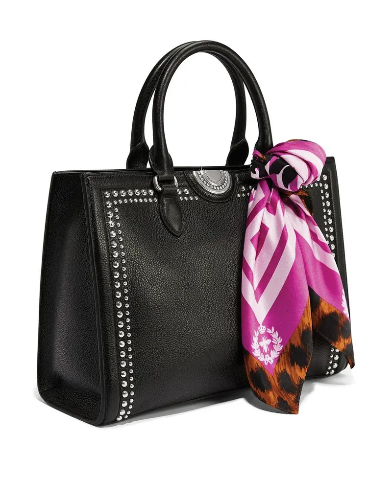 Purple Keys Print Scarf