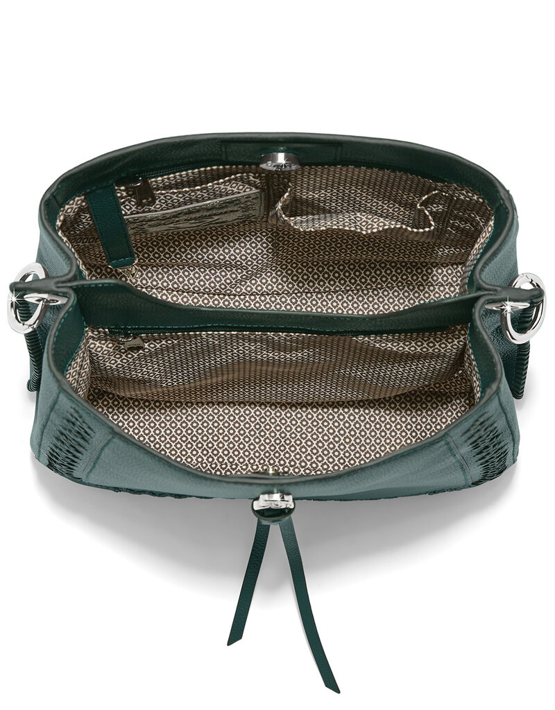 Georgia Convertible Hobo In Jewel Green