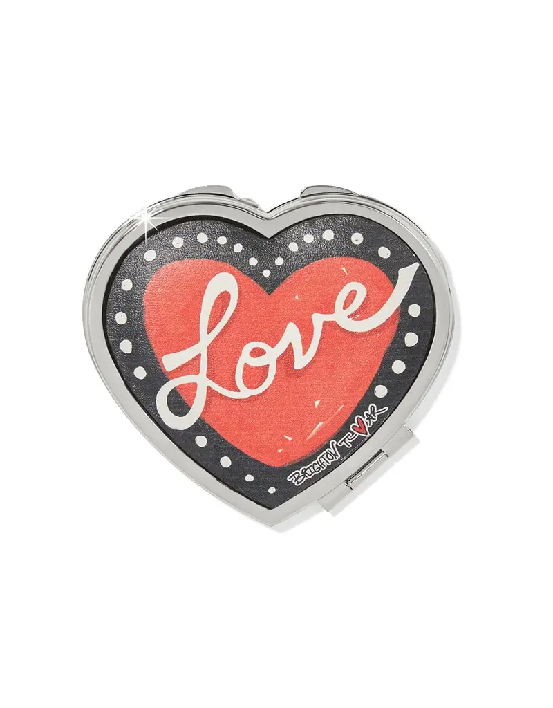 BFF Heart Compact Mirror