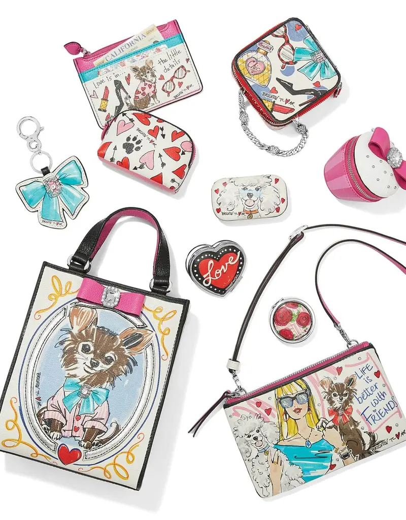 BFF Heart Compact Mirror