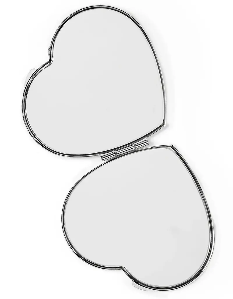 BFF Heart Compact Mirror