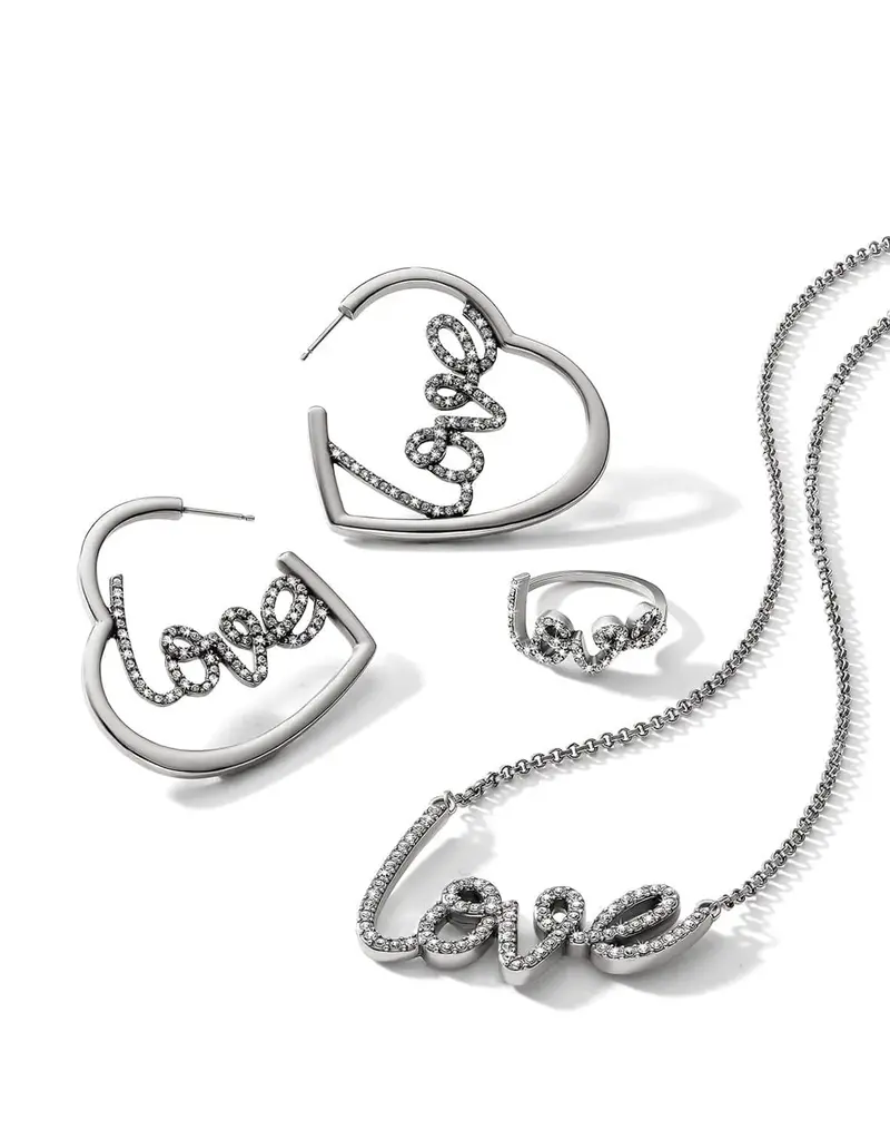 Love Script Sparkle Hoop