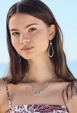 Love Sparkle Script Necklace