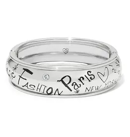 Fashionista Hinged Bangle