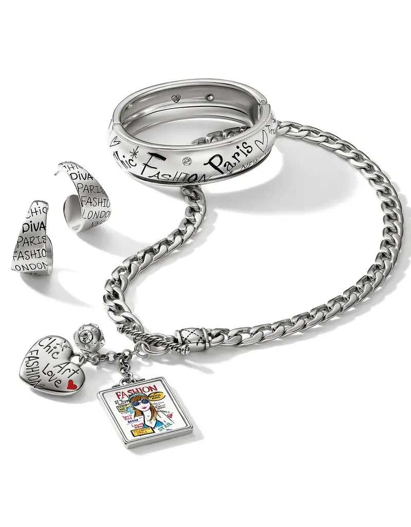 Fashionista Hinged Bangle