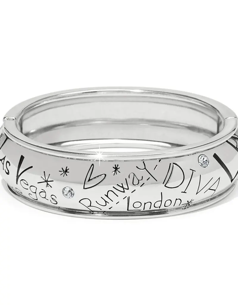 Fashionista Hinged Bangle