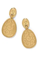 Meridian Geo Large Post Drop In Gold