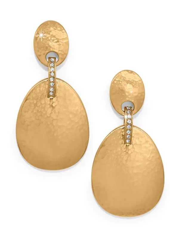 Meridian Geo Large Post Drop In Gold