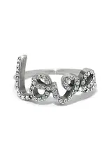 Love Script Sparkle Ring