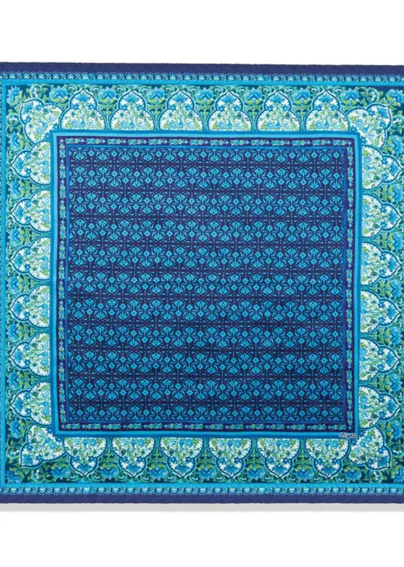 India Scarf in Turquiose Multi