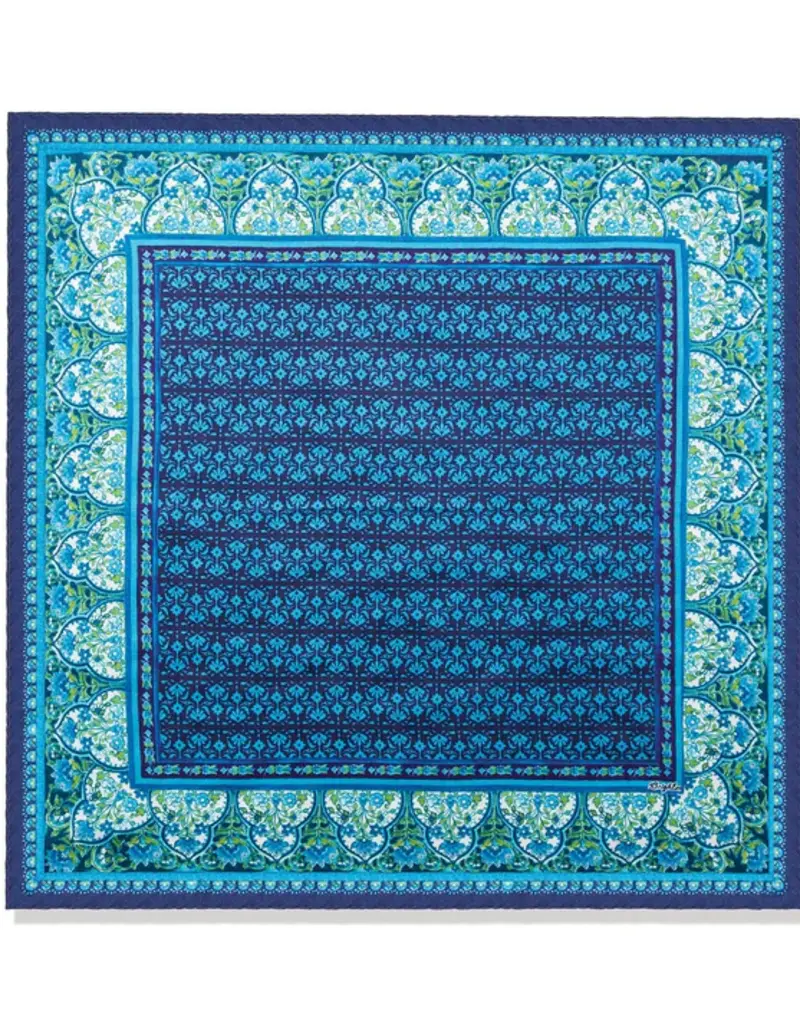 India Scarf in Turquiose Multi