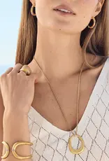 Meridian Geo Open Ring Pendant