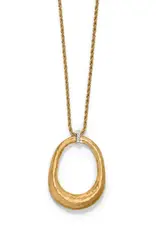 Meridian Geo Open Ring Pendant