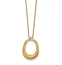 Meridian Geo Open Ring Pendant