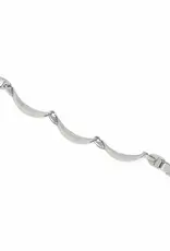 Meridian Orbit Link Bracelet in SIlver
