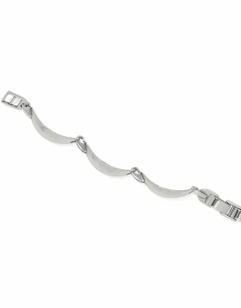 Meridian Orbit Link Bracelet in SIlver