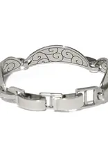 Meridian Orbit Link Bracelet in SIlver